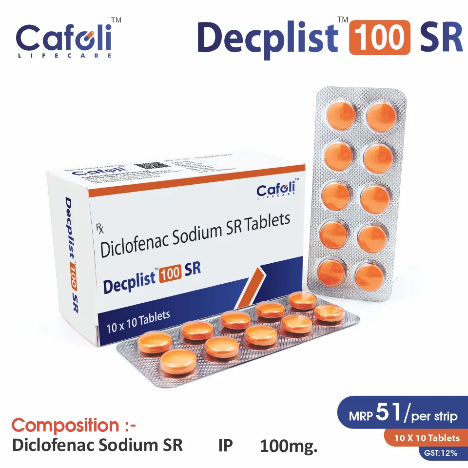 Diclofenac (100mg) at the best price in PCD Pharma Franchise for Pain Relief, Anti-inflammatory